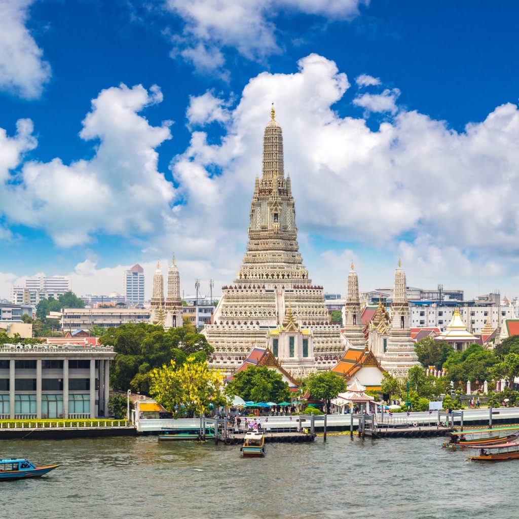 Bangkok Wat Arun Tapınağı ve Chao Phraya Nehri