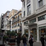 Selanik şehir merkezindeki alışveriş caddesi