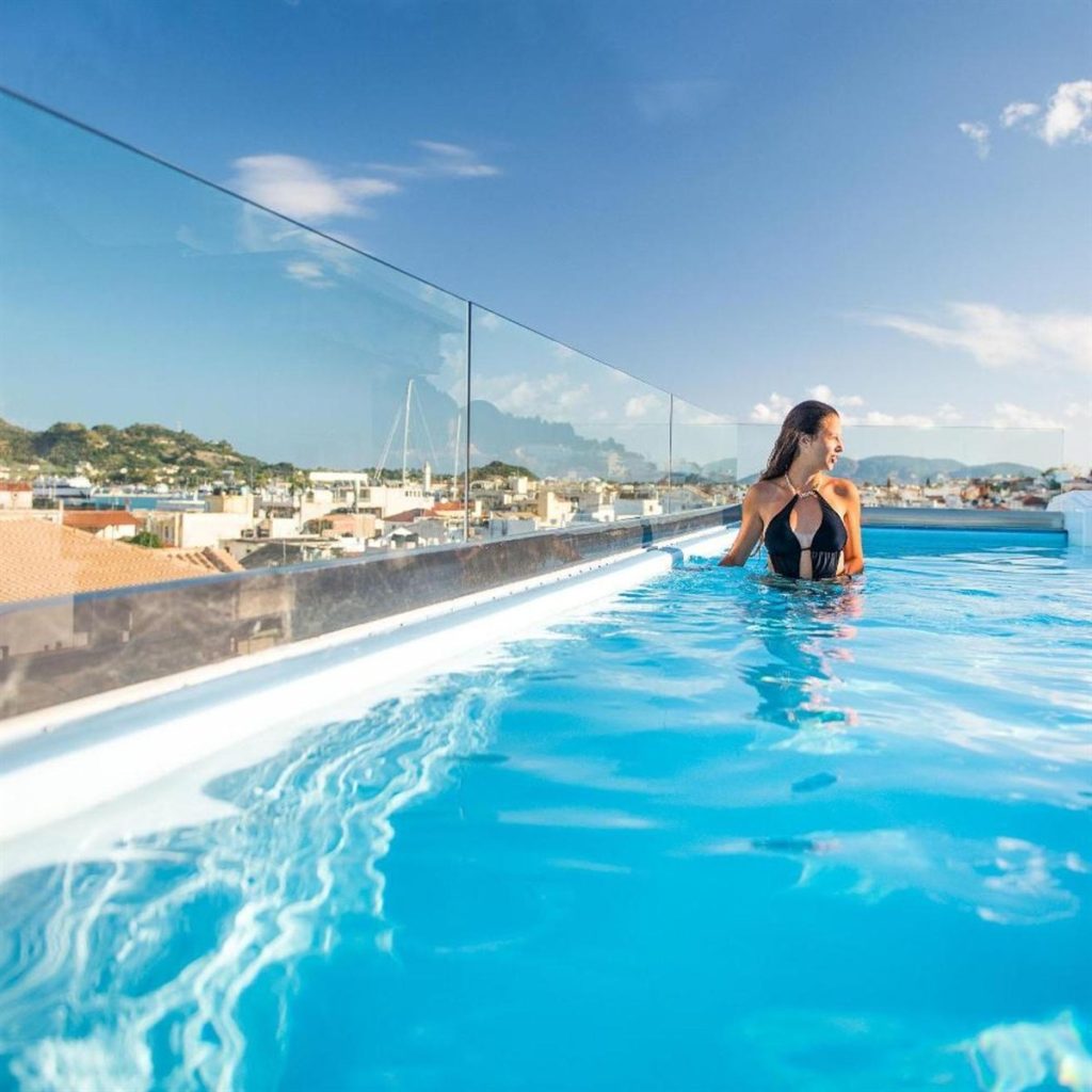 Diana Hotel Zakynthos Town genel mimari, ada merkez konaklama