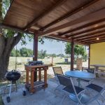 A casa di Toni üstü kapalı loggia ve açık hava yemek alanı, Valdarno Toskana