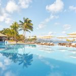InterContinental Mauritius Resort Balaclava Fort havuz ve okyanus havadan
