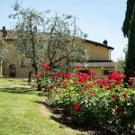 La Casa delle Rose gül bahçesi ve taş ev, Valdarno Toskana oteli