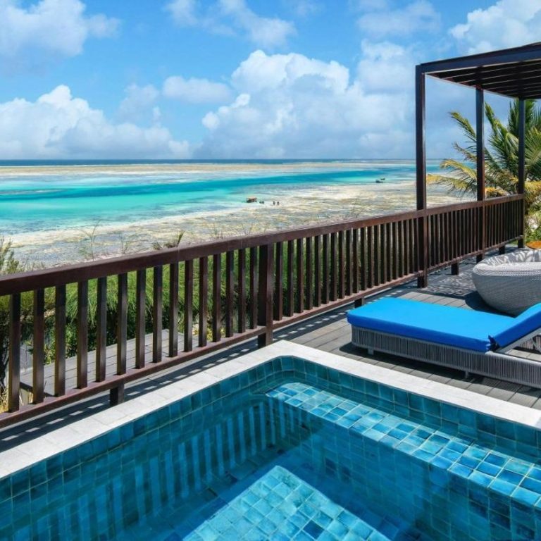 Le Mersenne özel havuzlu süit ve deniz manzarası, Zanzibar oteli