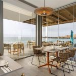 Barceló Praia Cape Verde cam cepheli deniz manzaralı restoranı, Praia