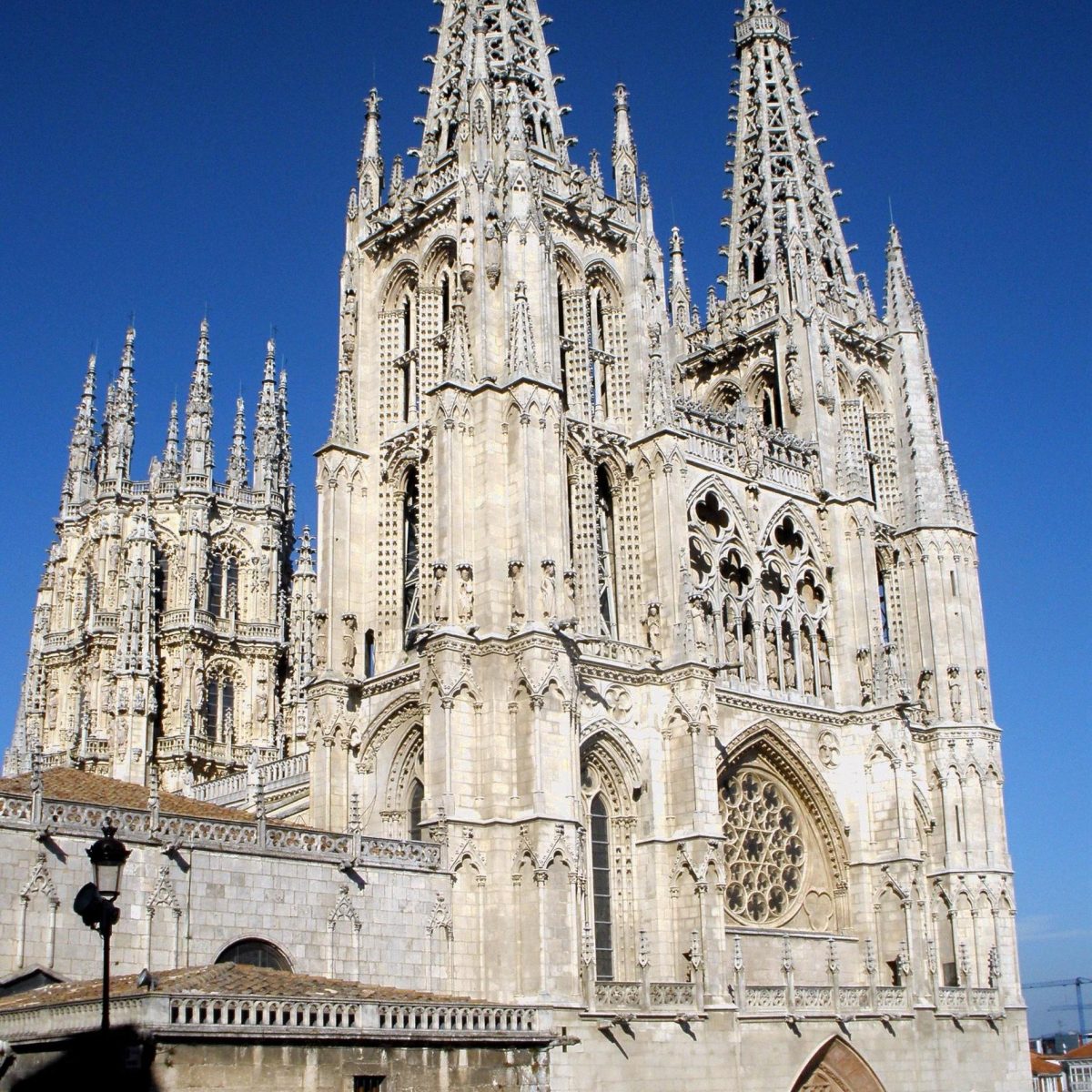 Burgos Katedrali Burgos Gotik Katedrali cephesi