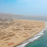 Gran Canaria Maspalomas kumulları ve plajı