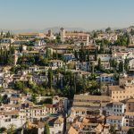 Mirador de San Nicolás'tan Elhamra ve Albaicín mahallesi manzarası, Granada Endülüs turu