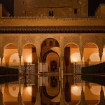 Granada Elhamra Sarayı'nın Sierra Nevada önündeki panoraması, Endülüs Levante Valencia turu