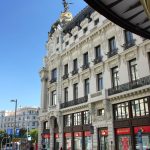 Madrid Gran Vía caddesi ve Metropolis binası panoraması, Valencia Barcelona Madrid kültür turu