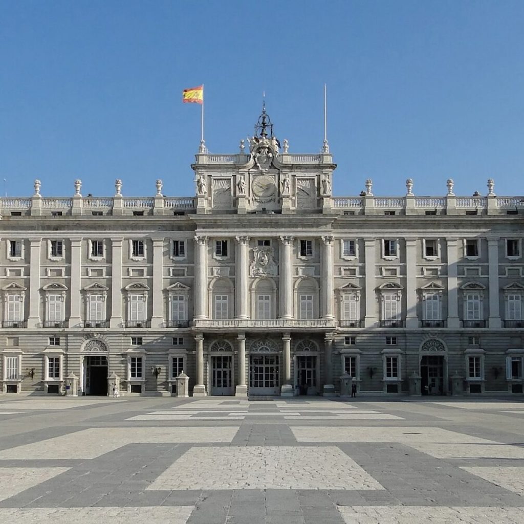 Madrid Kraliyet Sarayı cephesi ve bahçeleri, Madrid Sevilla Malaga hızlı tren turu