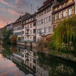 Strasbourg Christmas turu, Petite France during golden hour
