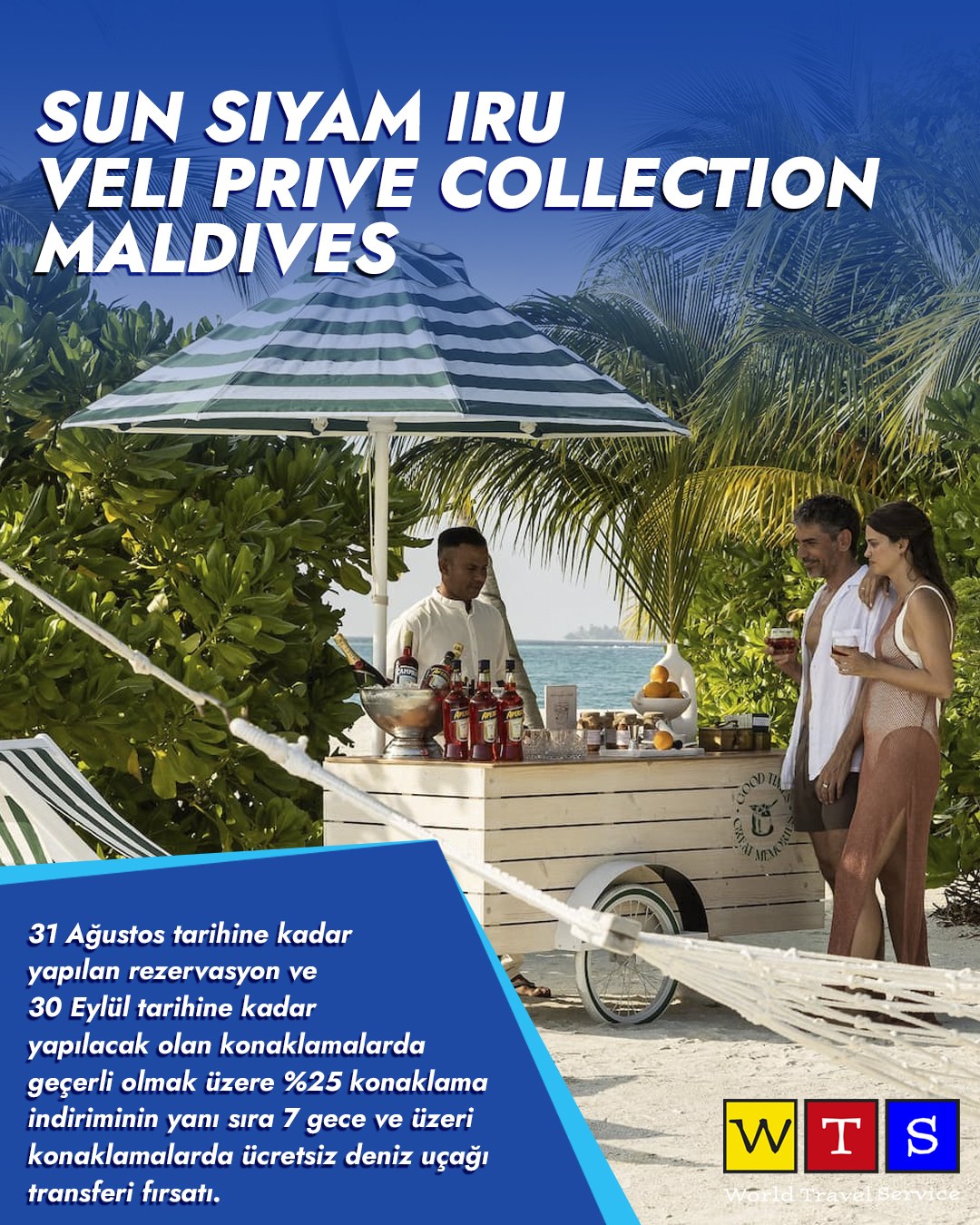 Sun Siyam Iru Veli Maldivler yuzde 25 konaklama indirimi