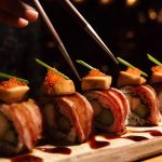 One Only Le Saint Geran Mauritius: Tapasake restoranında suşi servisi