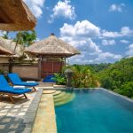 Puri Wulandari Bali Ubud: Srikandi villa havuzu ve Ubud vadisi