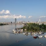Belgrad nehir kıyısı ve marina