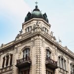 Belgrad şehir merkezinde tarihi mimari