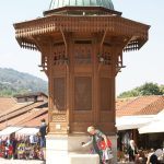 Başçarşı'daki Sebil ve Saraybosna sokakları