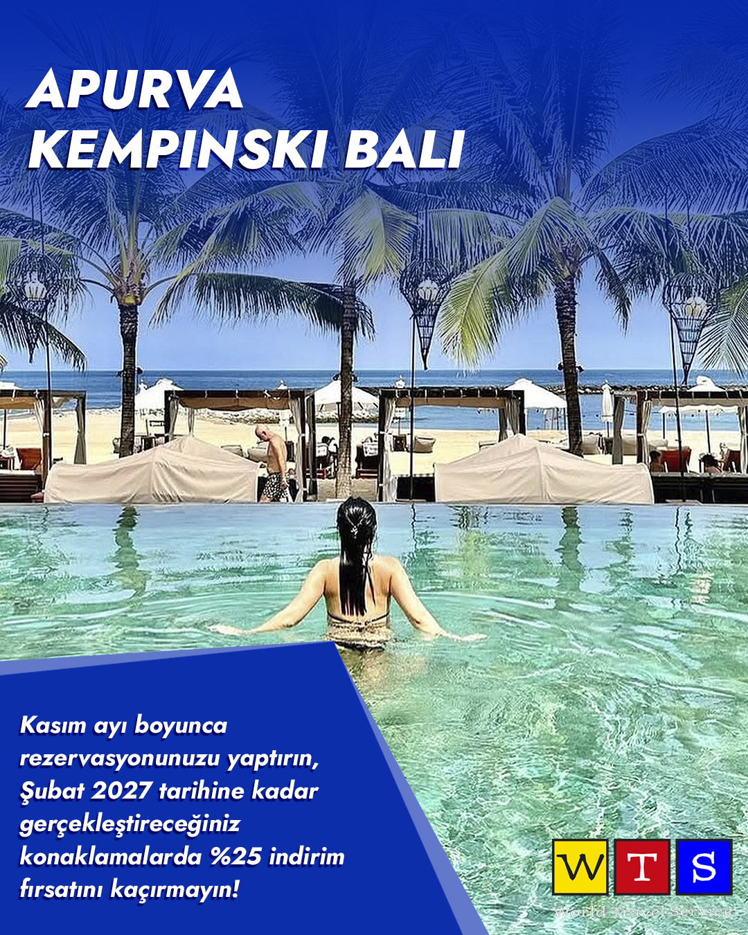 Apurva Kempinski Bali Kasım rezervasyonlarına özel yüzde 25 indirim fırsatı