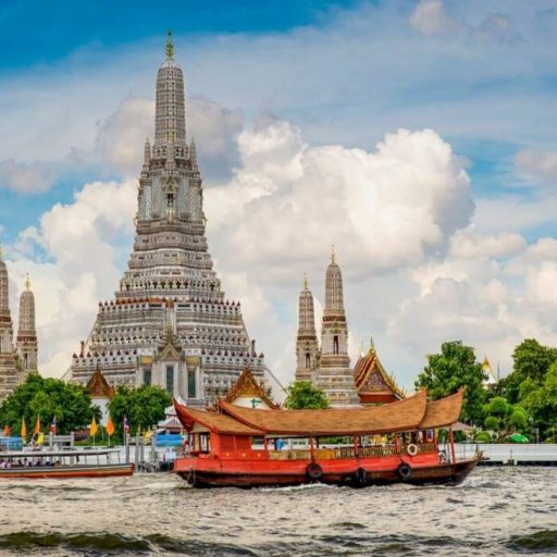 Bangkok Wat Arun Tapınağı ve Chao Phraya Nehri